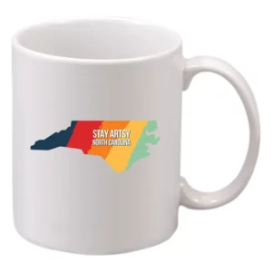 Stay Artsy NC Ceramic Mug